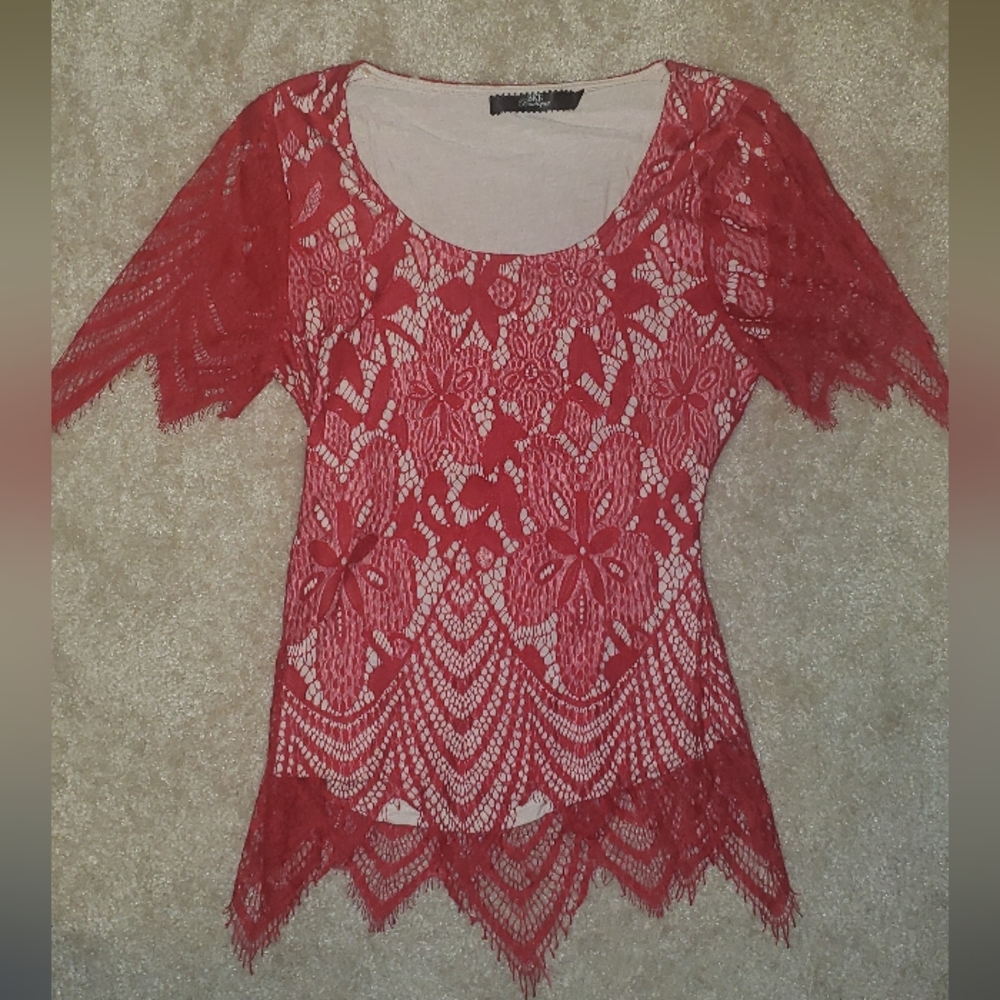BKE Boutique Lace Top